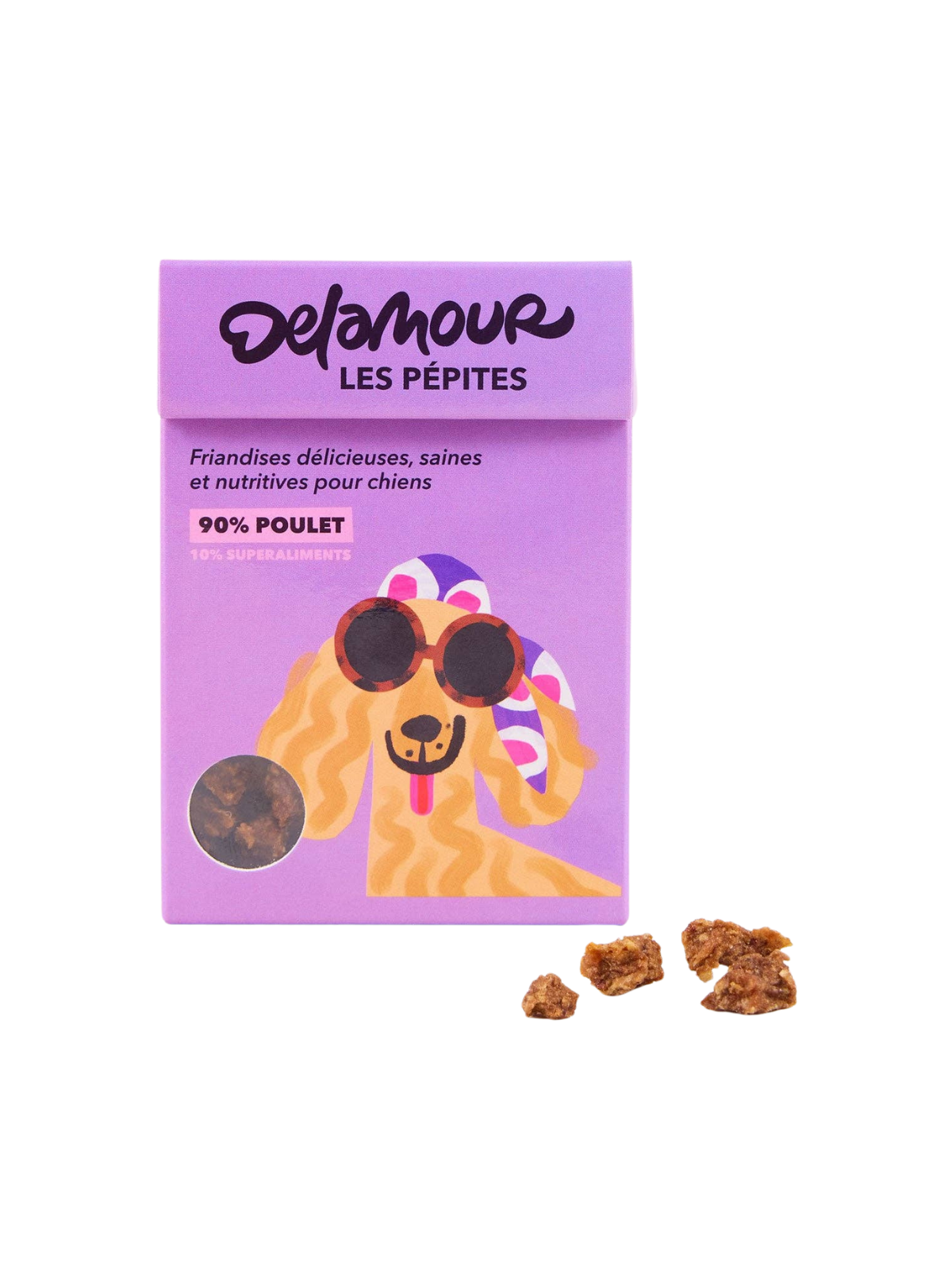 Les Pépites – Air-Dried Chicken Snacks (50g)