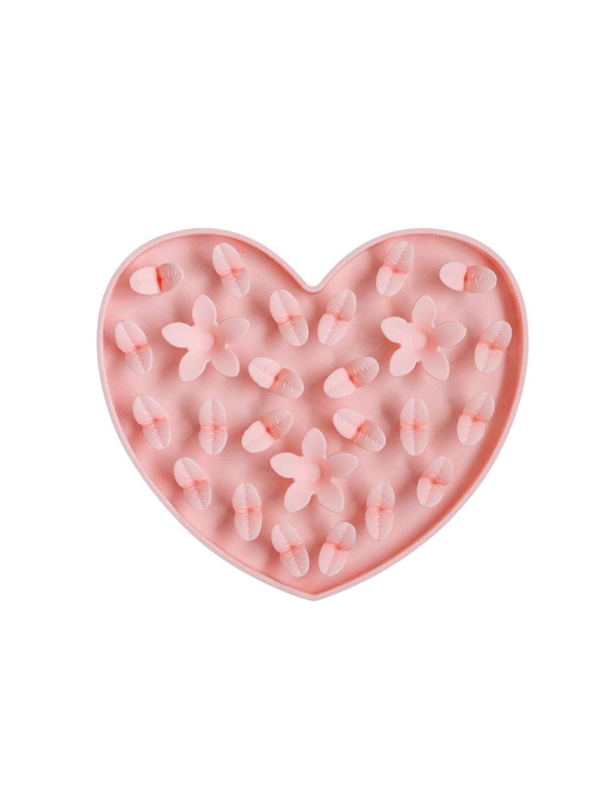 Heart Enrichment Snuffle Mat – Blush Pink