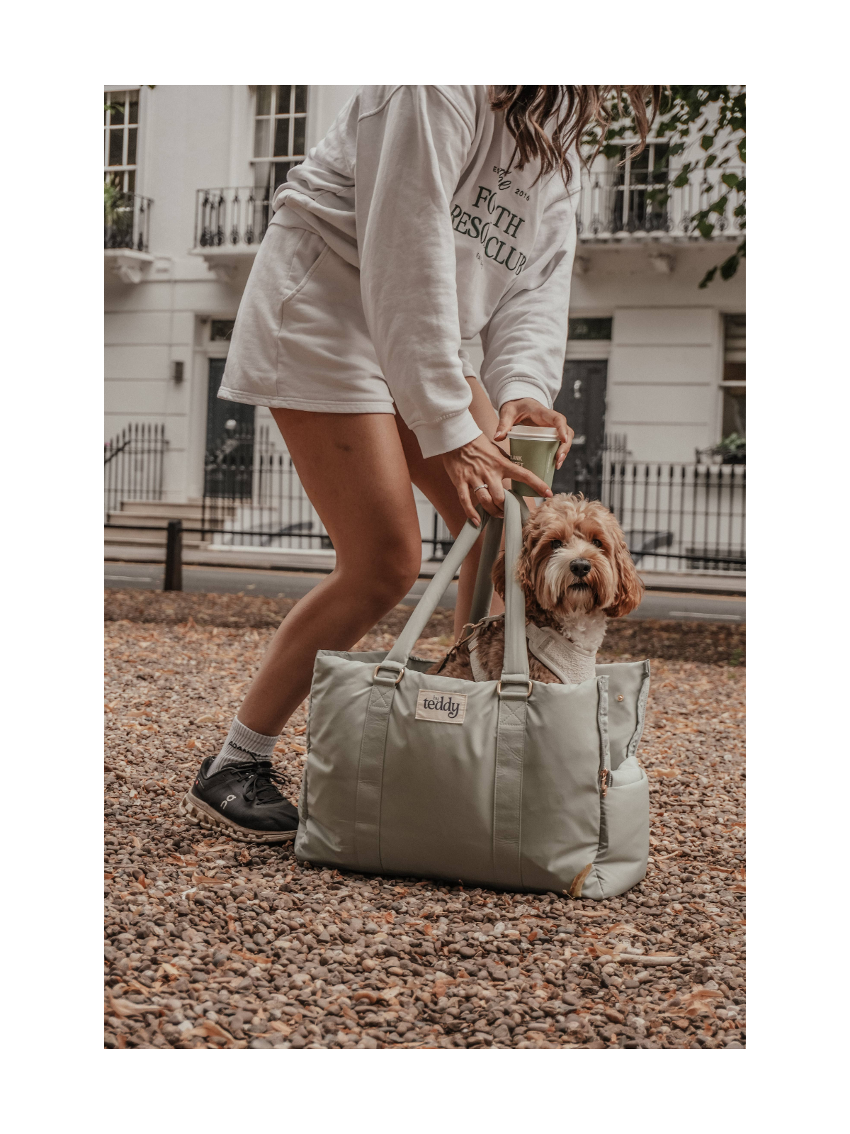Puffer Dog Carrier – Matcha