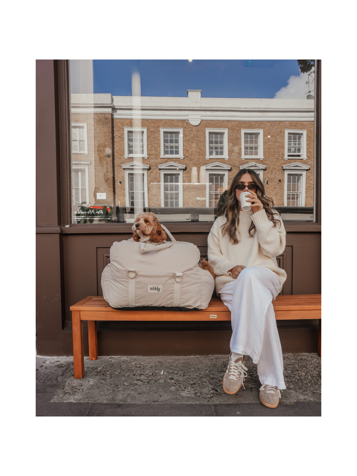 The Puffer Dog Car Seat – Marshmallow