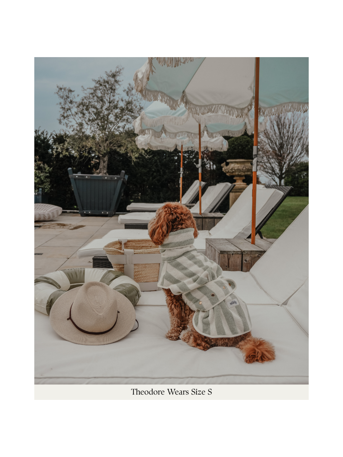 The Cosy Cloak Drying Robe – Matcha Stripe