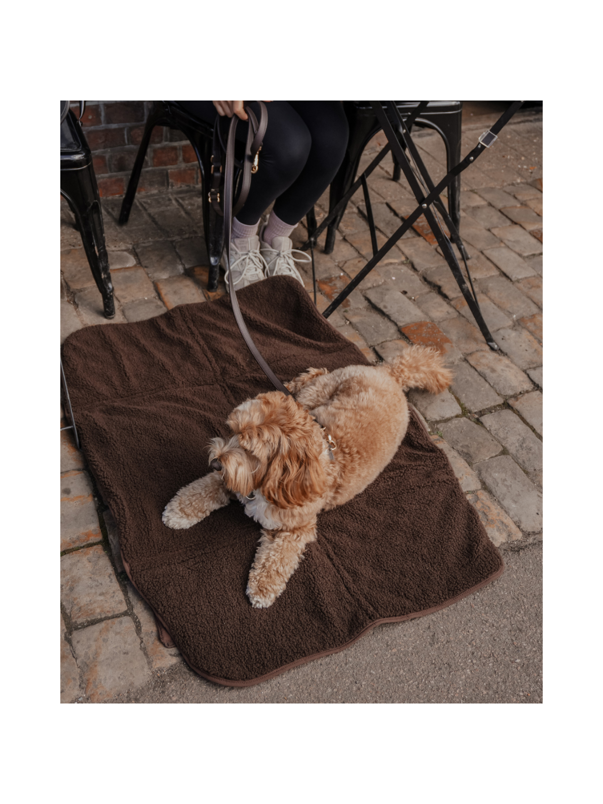 Quilted Settle Mat Tote – Chocolate