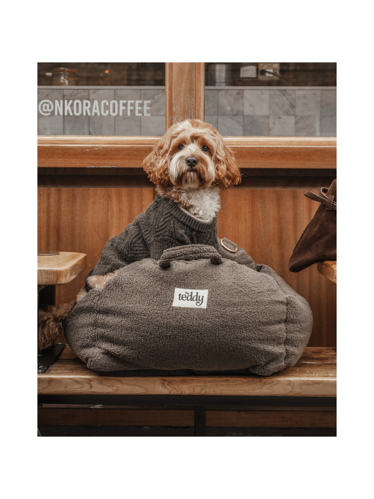The Cosy Car Seat - Chocolate