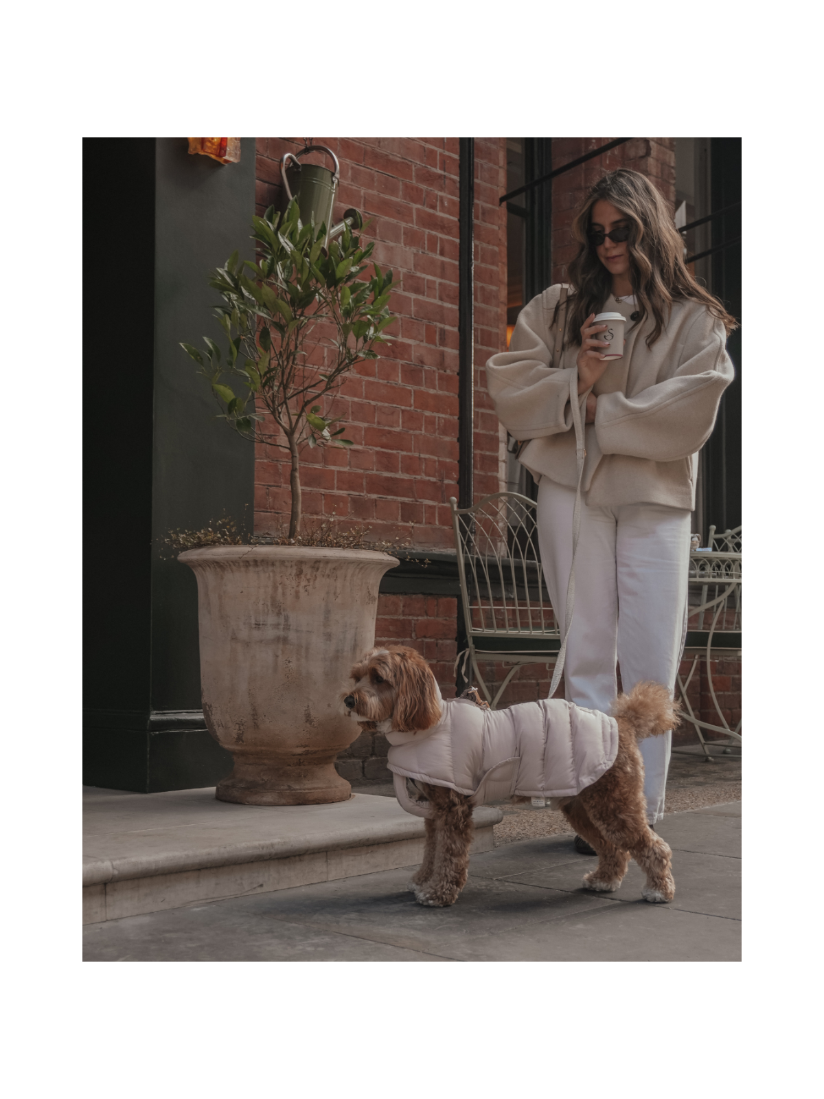 The Capsule Puffer Dog Coat – Hazelnut