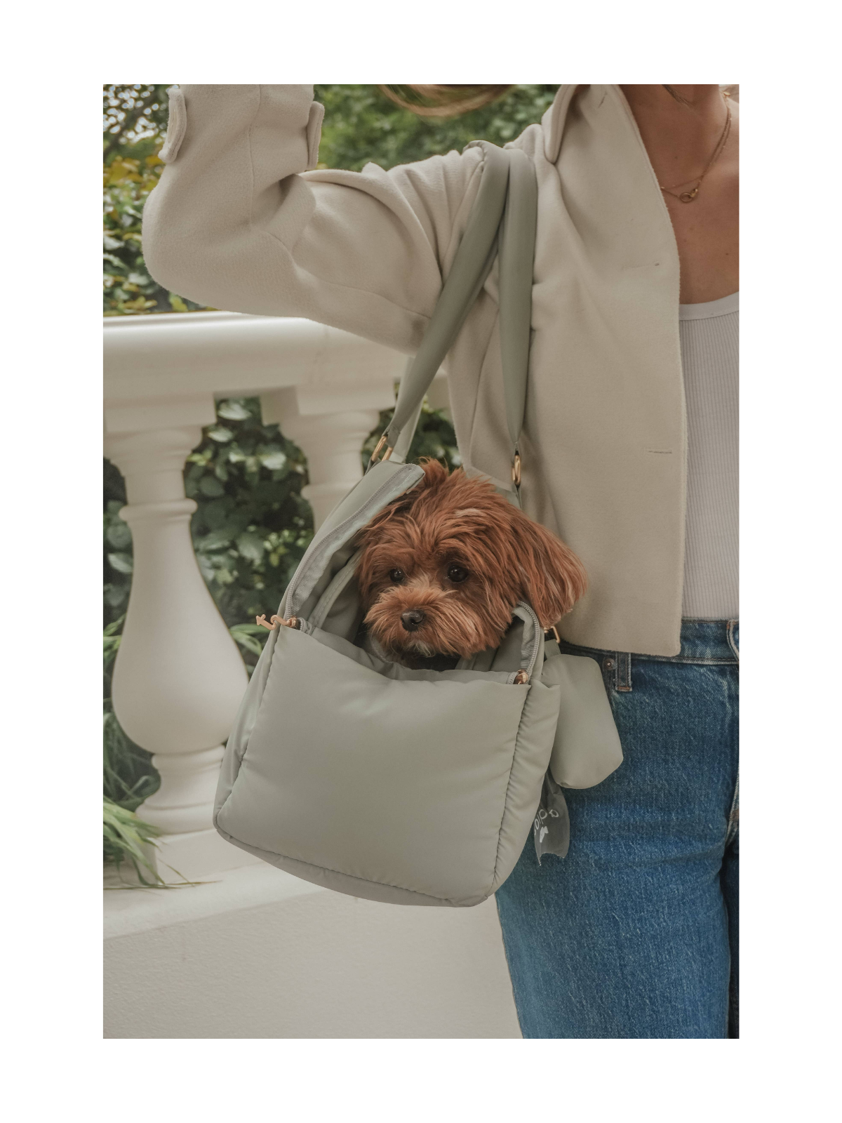 Puffer Dog Carrier – Matcha