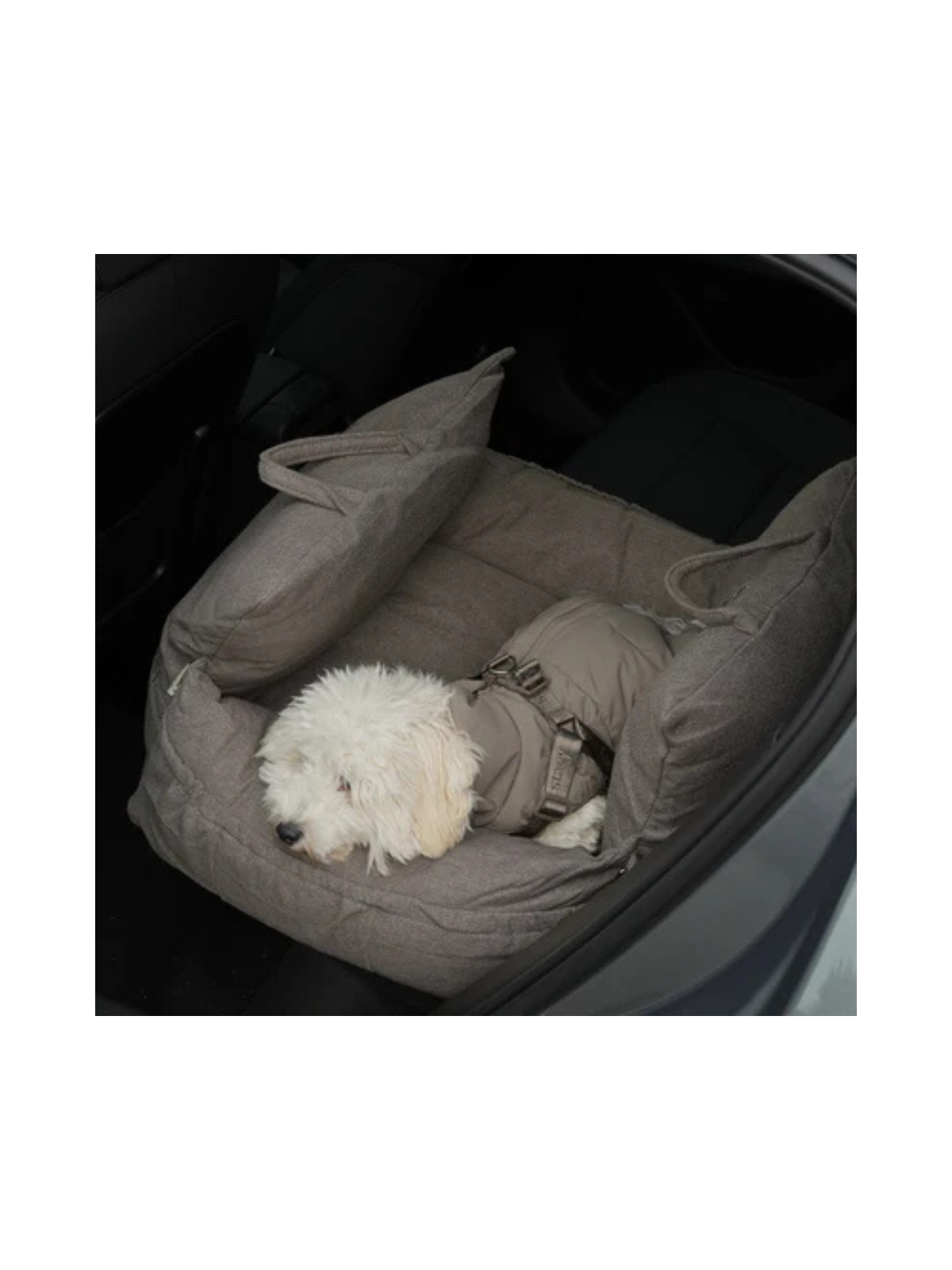 3-in-1 Dog Car Seat & Carrier – Taupe