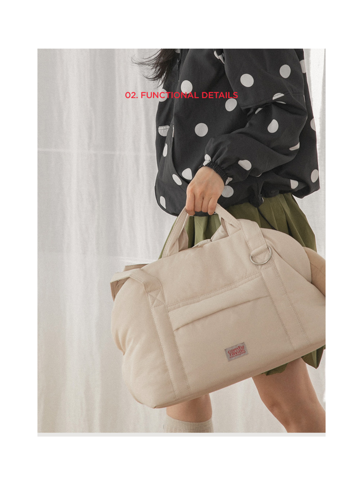 Urban Pillow Bag – Beige