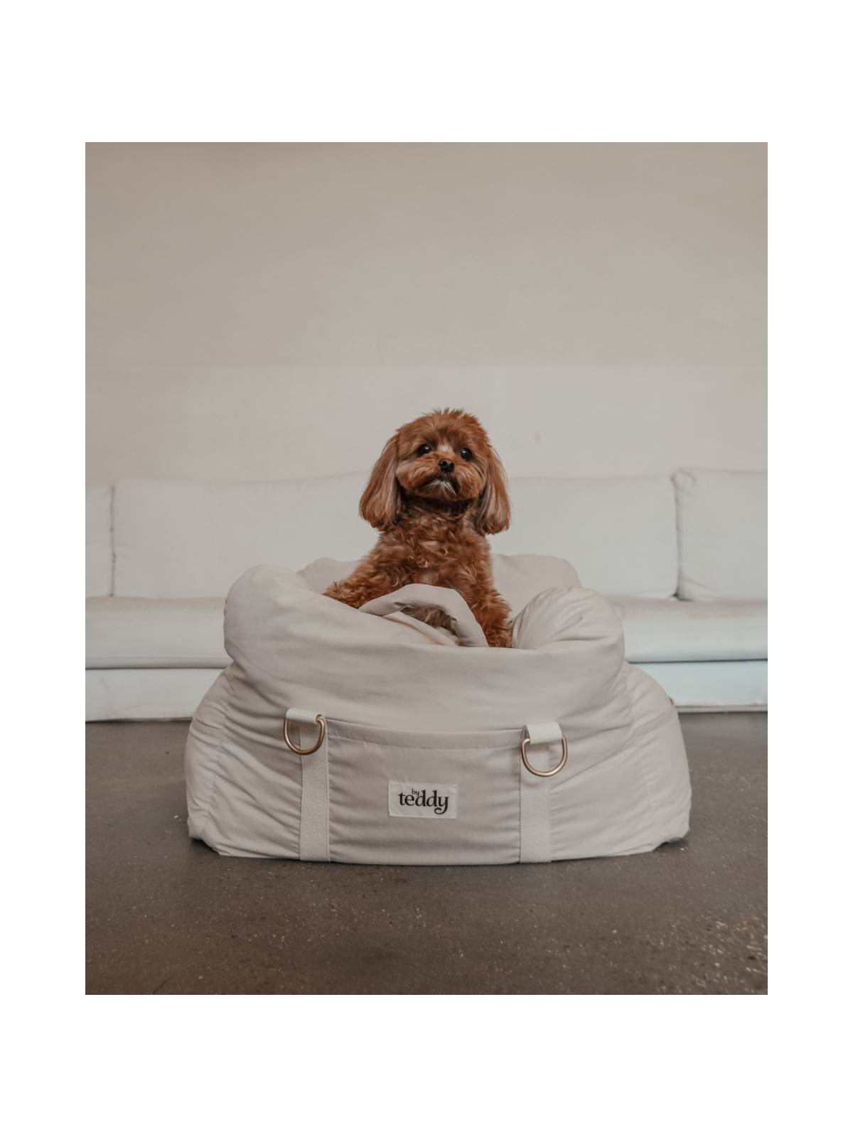 The Puffer Dog Car Seat – Marshmallow