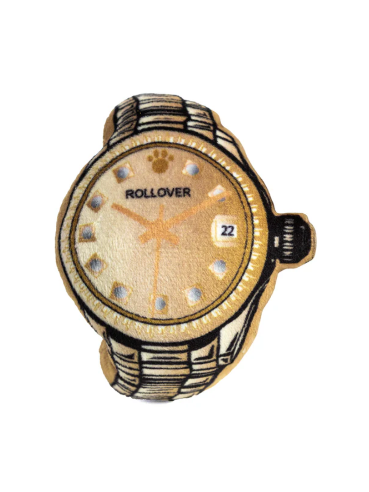 Rollover Gold Watch Dog Toy