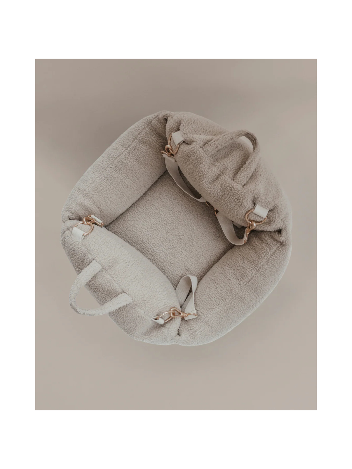 The Cosy Car Seat - Vegan Sherpa