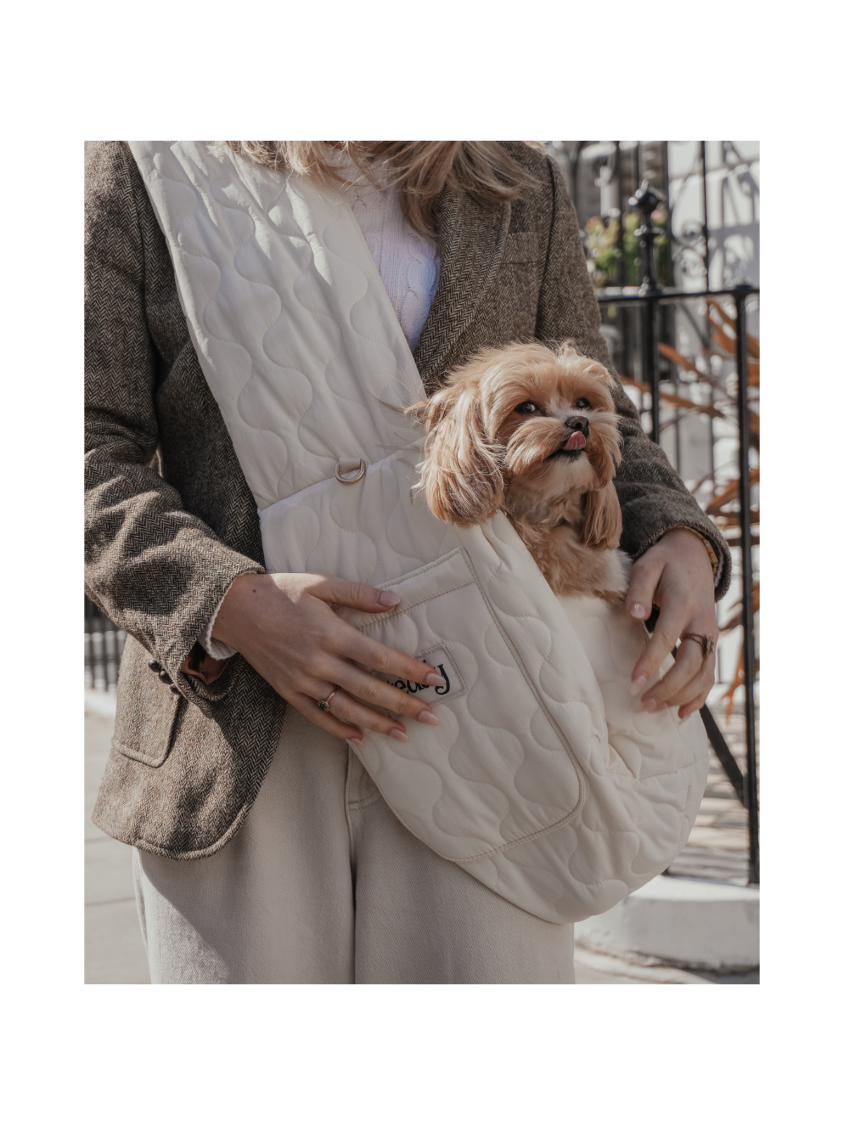 Quilted Sling – Marshmallow