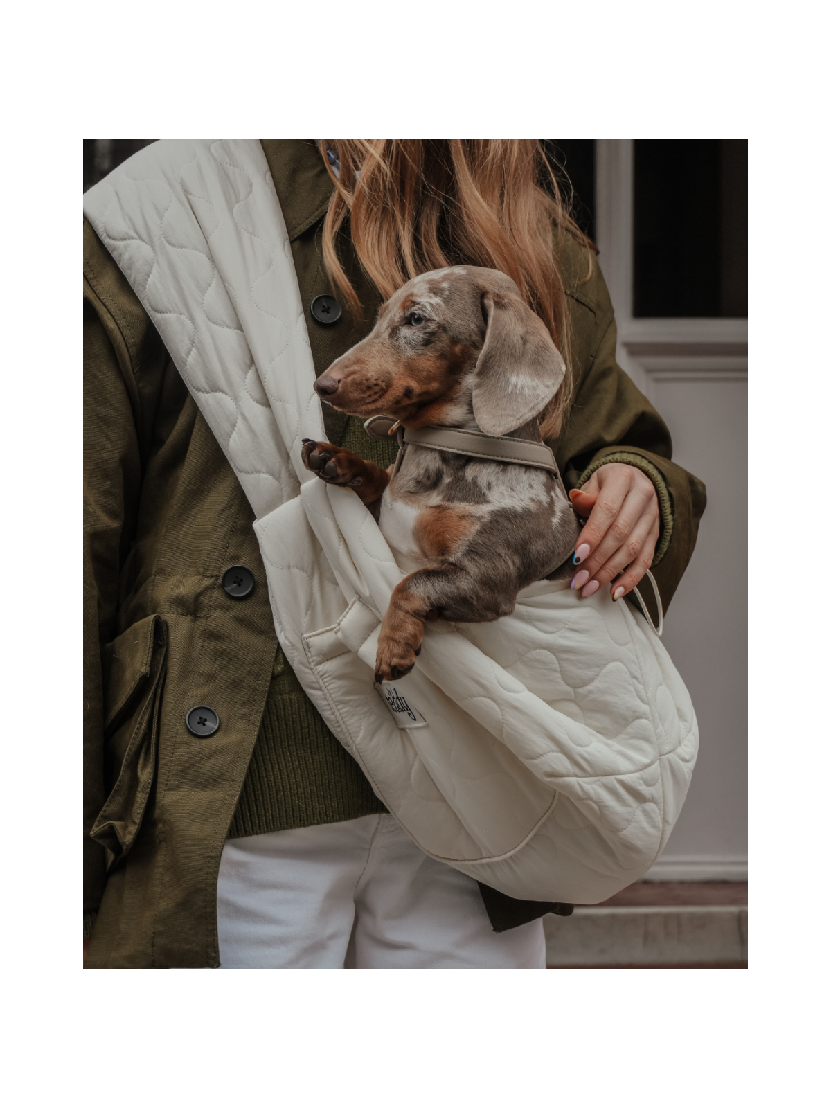 Quilted Sling – Marshmallow