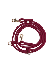 Hands Free Braided Leash – Bordeaux