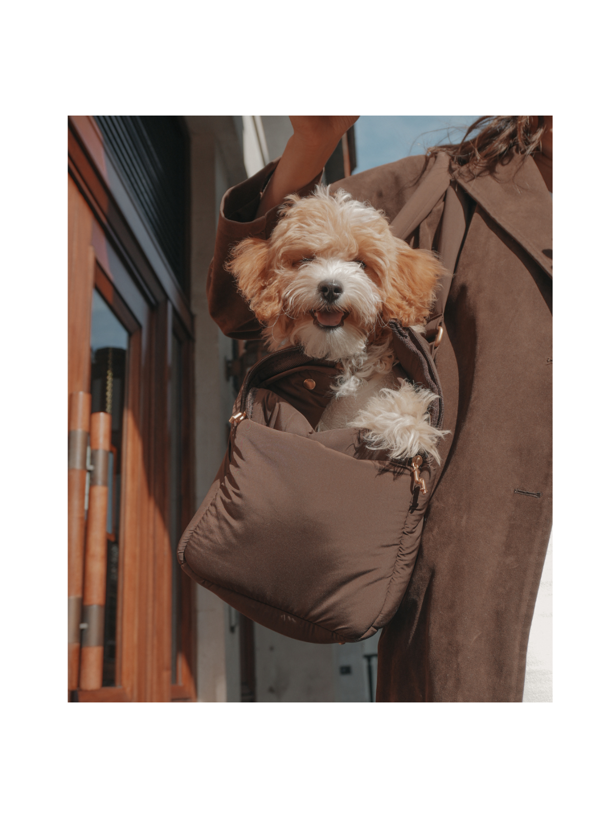 The Puffer Carrier – Chocolate