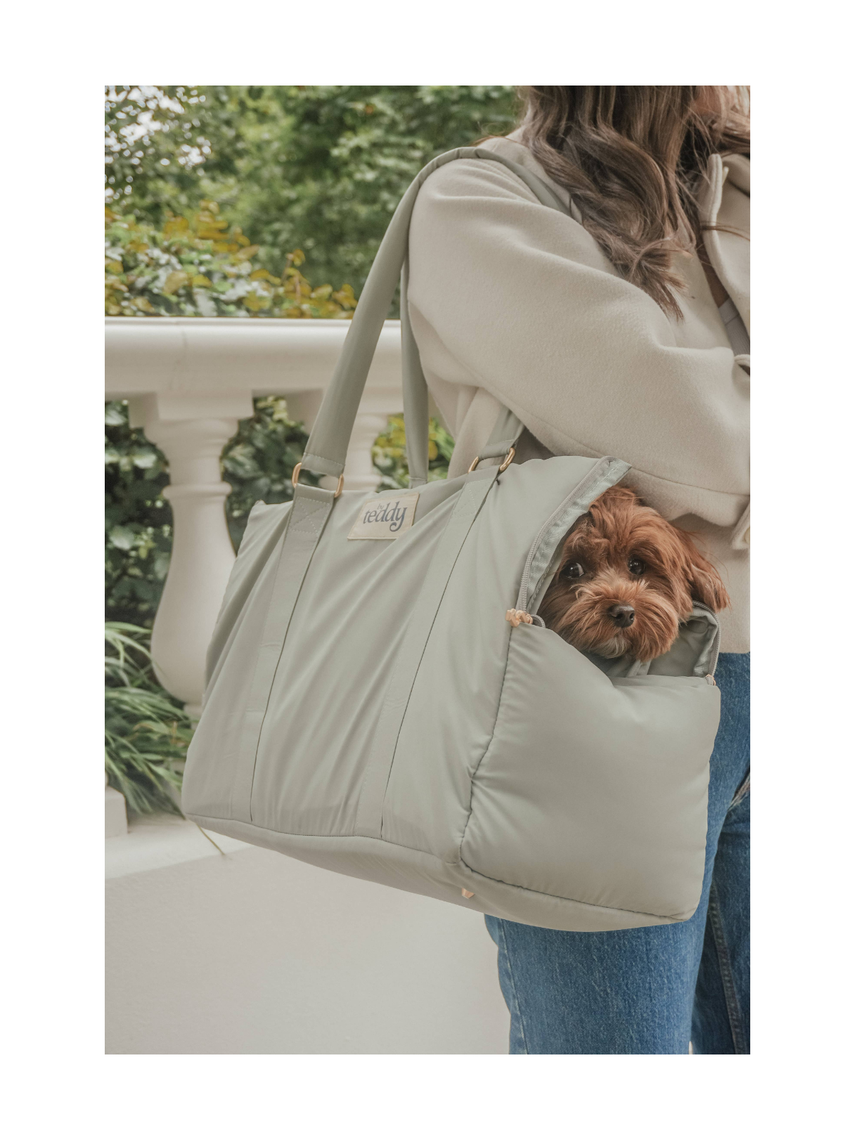 Puffer Dog Carrier – Matcha
