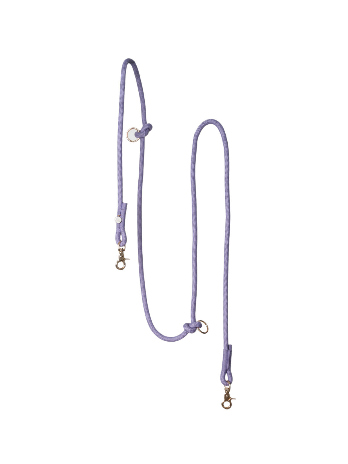 Hands Free Braided Leash – Lilac