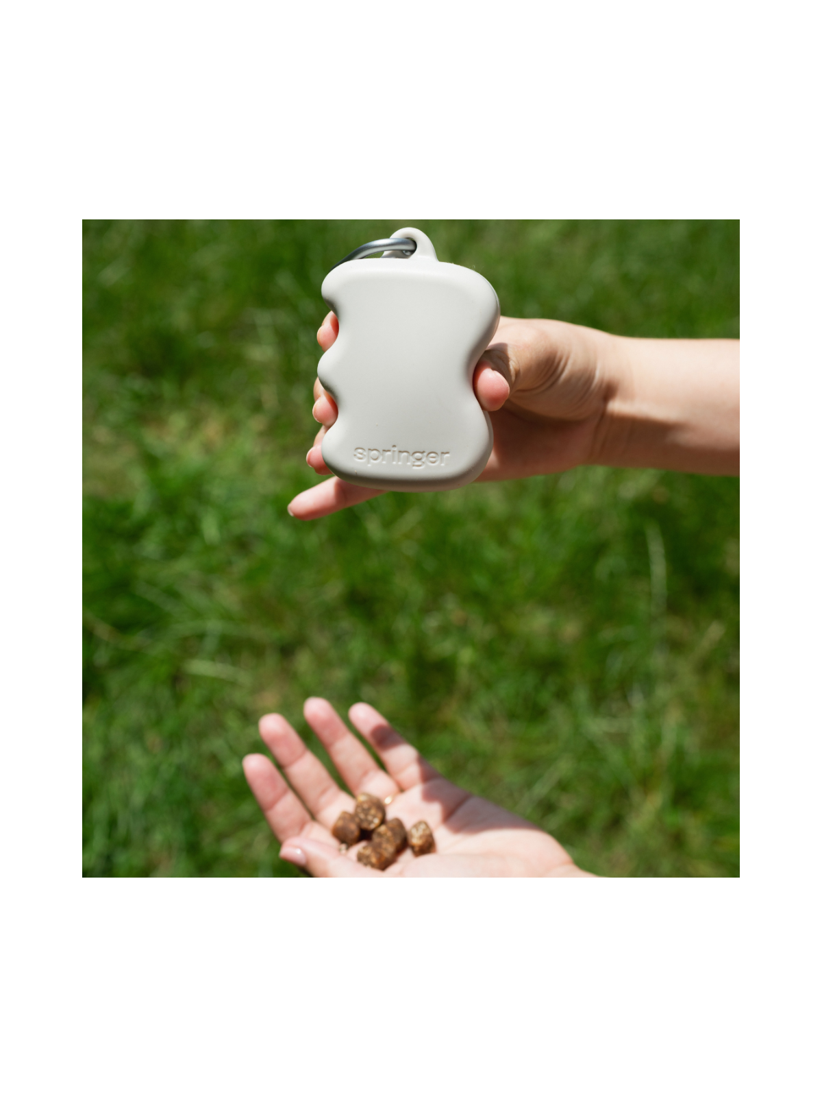 Silicone Treat Pouch Dispenser - Oat
