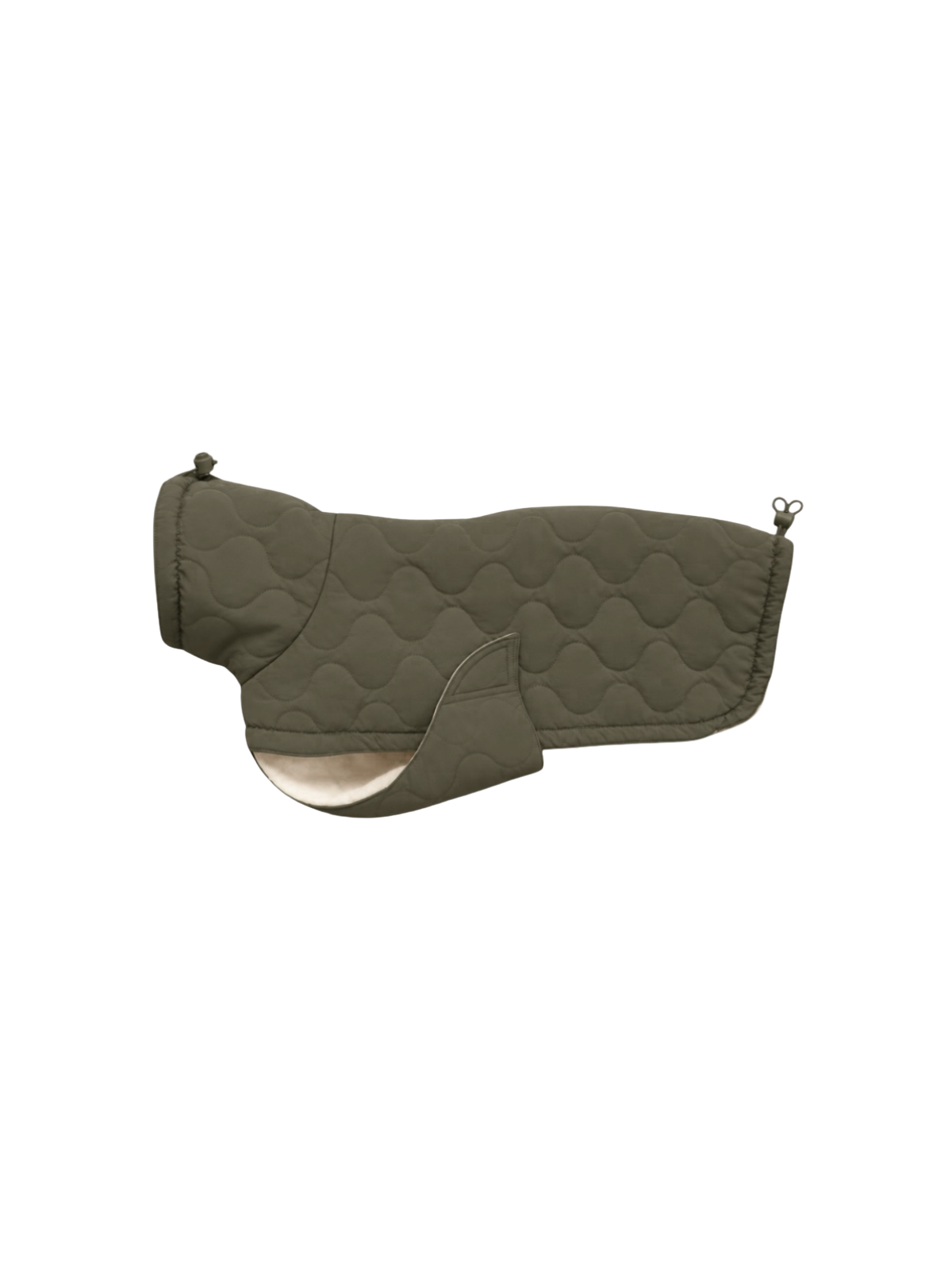 The Capsule Quilted Dog Coat – Forest Green
