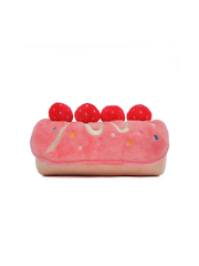 Strawberry Roll Cake Dog Puzzle Toy