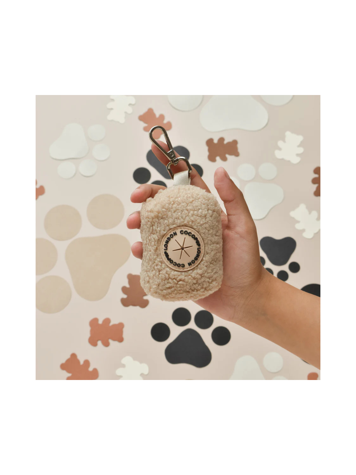 Teddy Poop Bag Holder – Rupert Beige