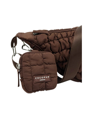 Crescent Dog Treat Bag – Espresso Brown