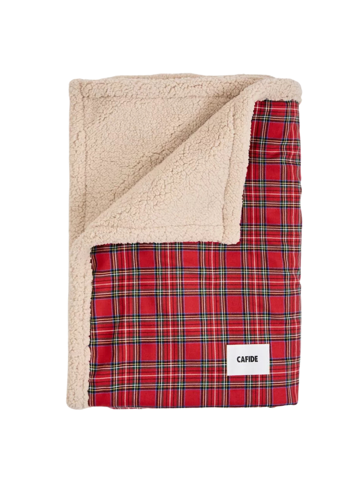 Toia Fur Dog Blanket - Red Royal Stewart