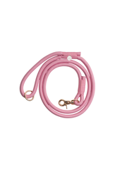 Braided Rope Leash - Pink