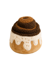 Cinnamon Roll Interactive Dog Toy