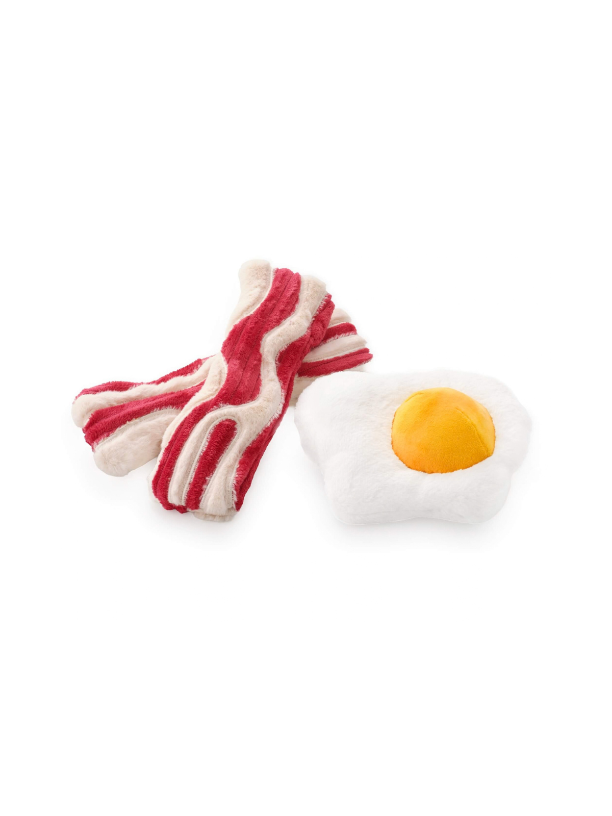 Bacon & Egg Interactive Dog Toy Set