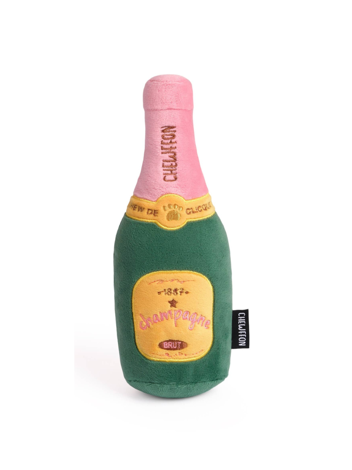 Champagne Bottle Squeaky Toy