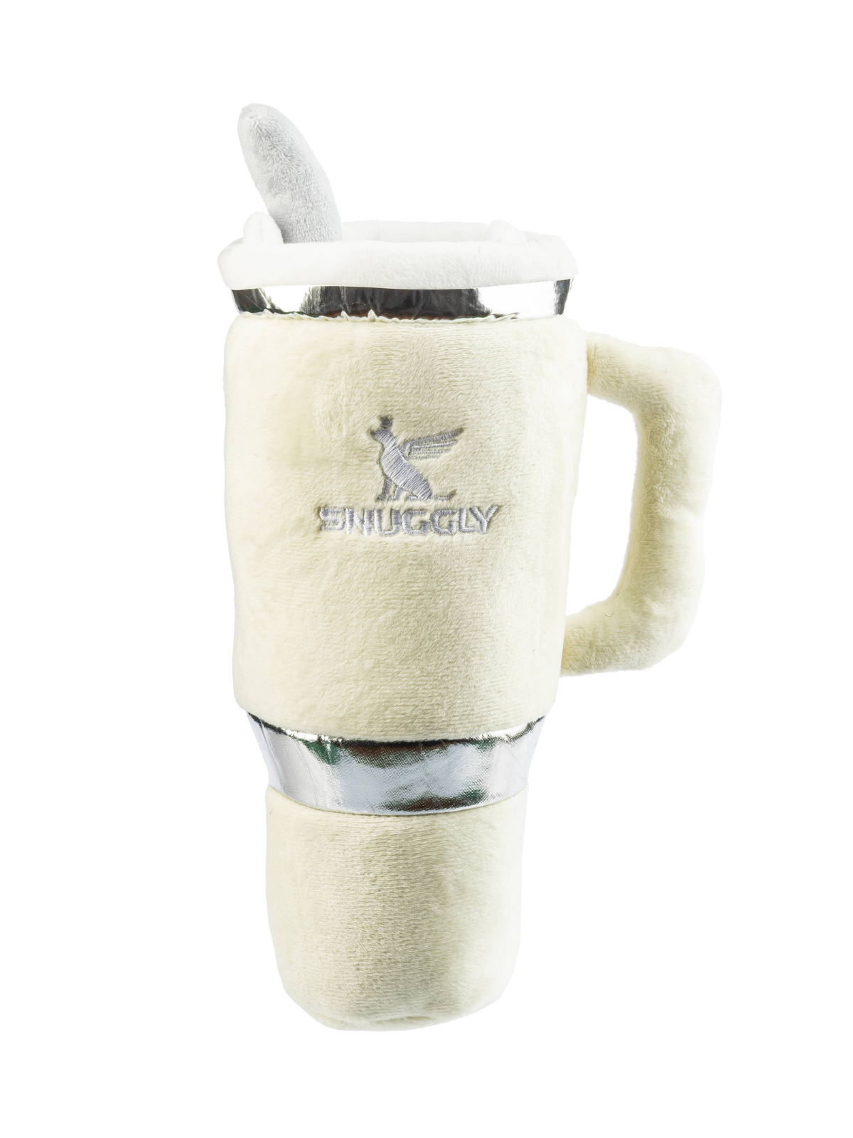 Snuggly Cup Dog Toy - Ivory