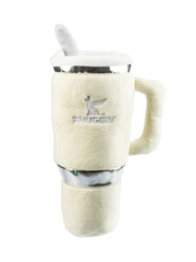 Snuggly Cup Dog Toy - Ivory