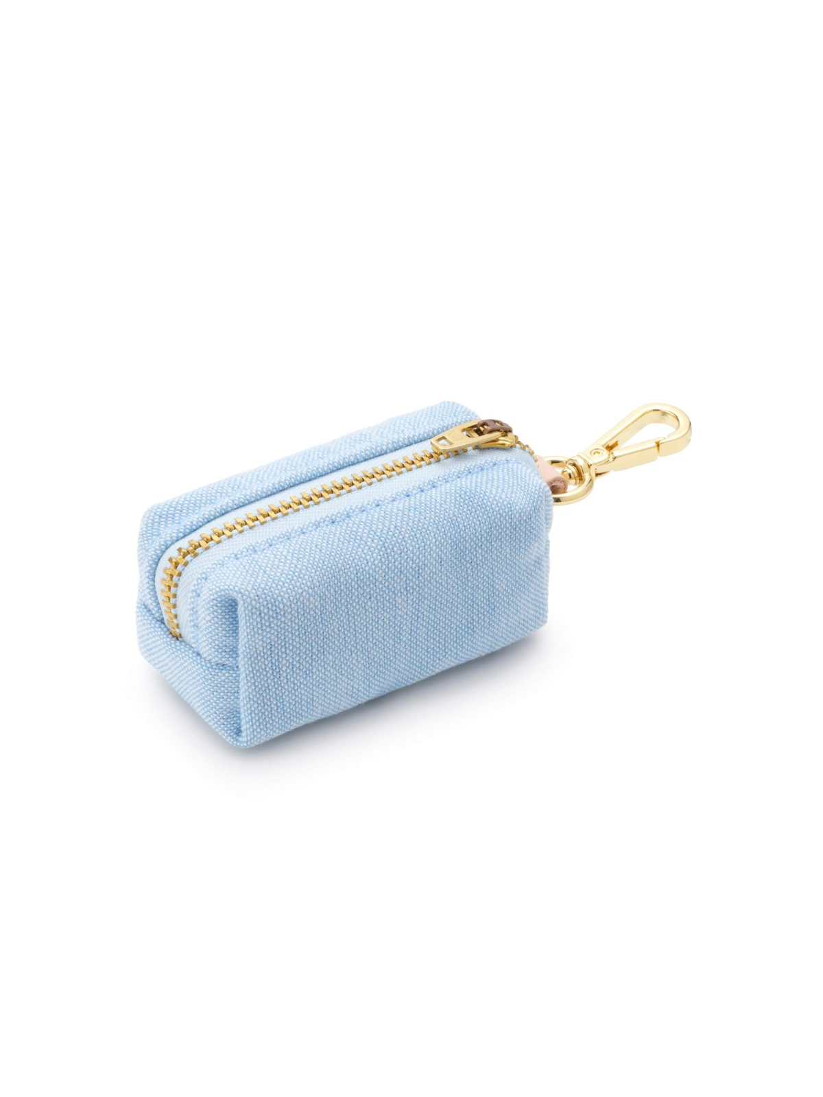 Blue Chambray Canvas Waste Bag Holder
