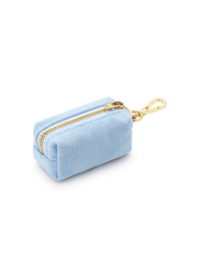 Blue Chambray Canvas Waste Bag Holder