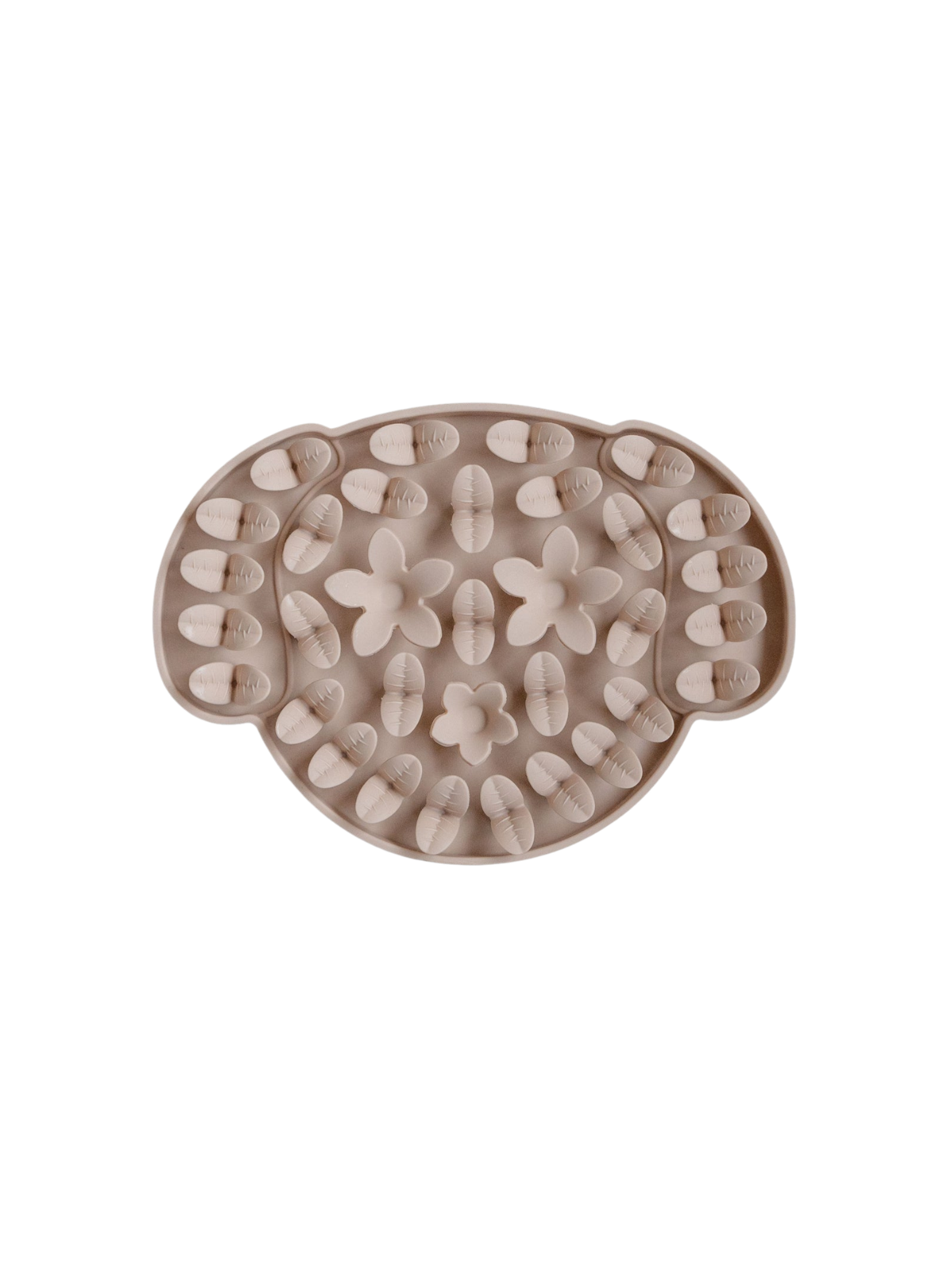 Dog Head Enrichment Snuffle Mat – Nude