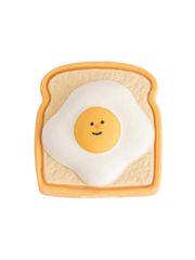 Egg Toast Latex Dog Toy