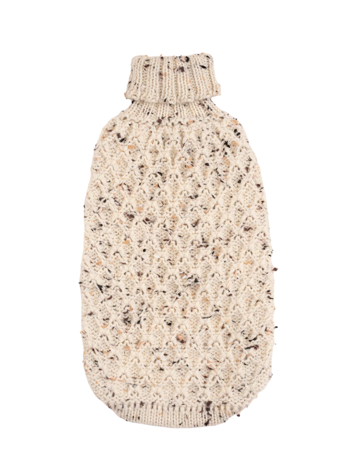 Speckled Ivory Alpaca Dog Sweater