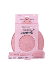 2 Piece Ornament Lick Mat & Spatula Set