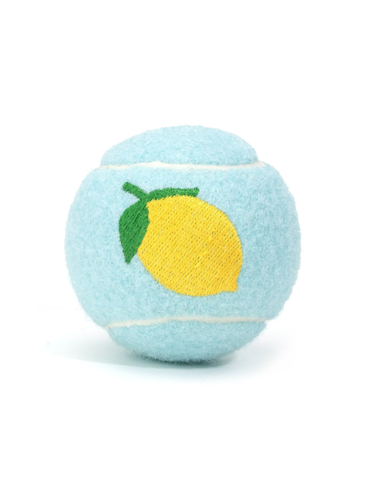 Embroidered Tennis Ball – Lemon