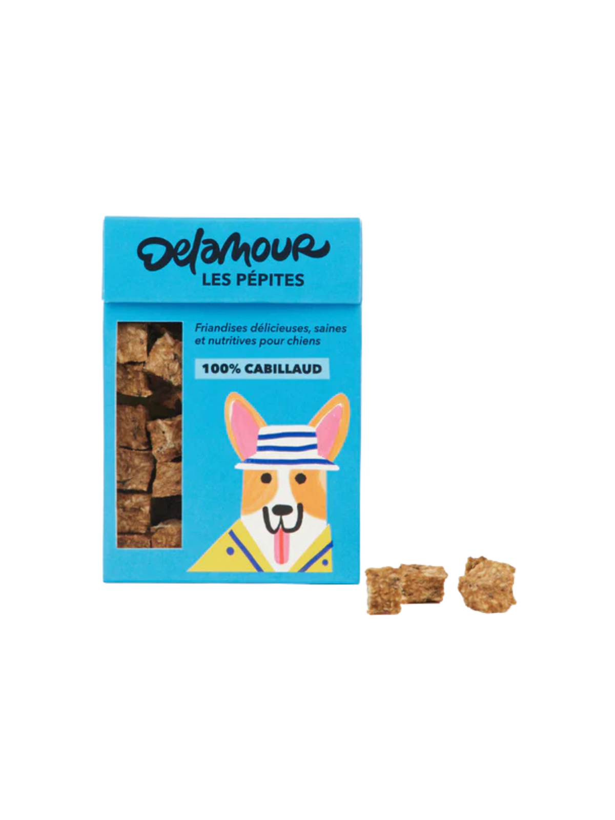 Les Pépites – Air-Dried Cod Snacks (50g)