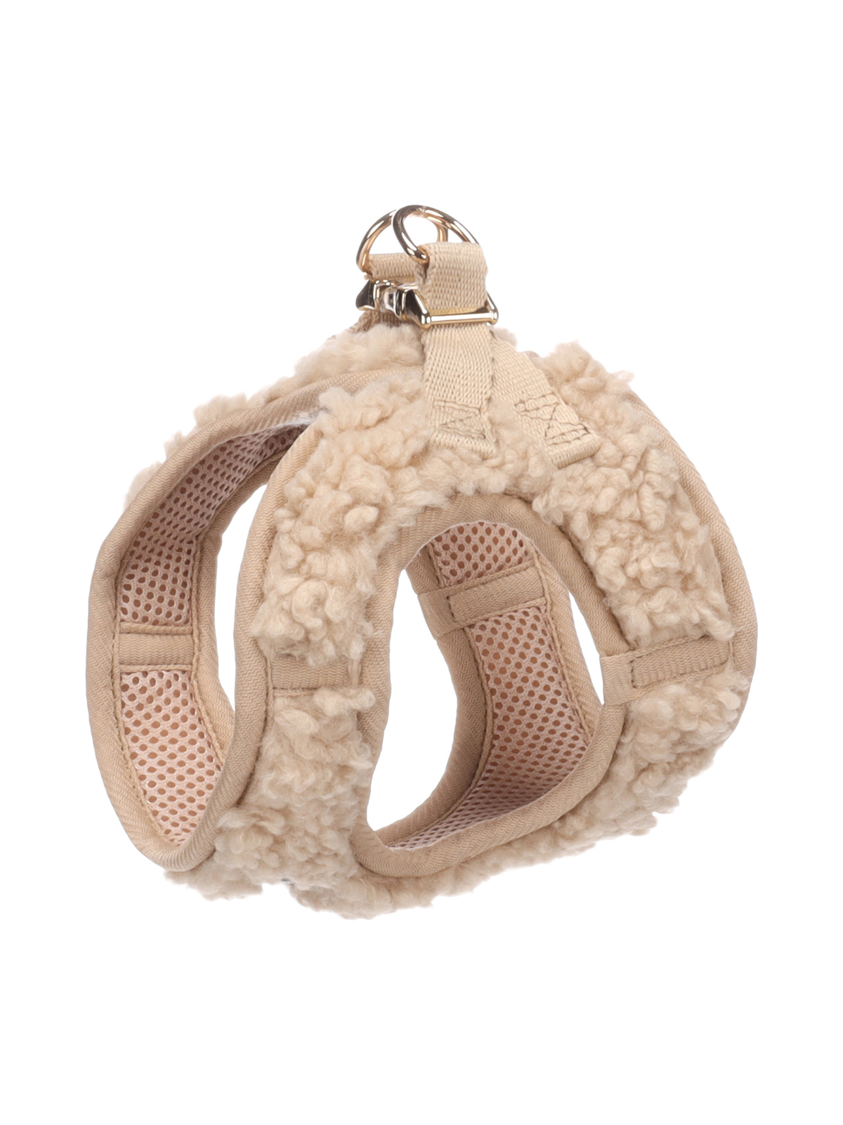 Pookie Dog Harness – Fleece Beige