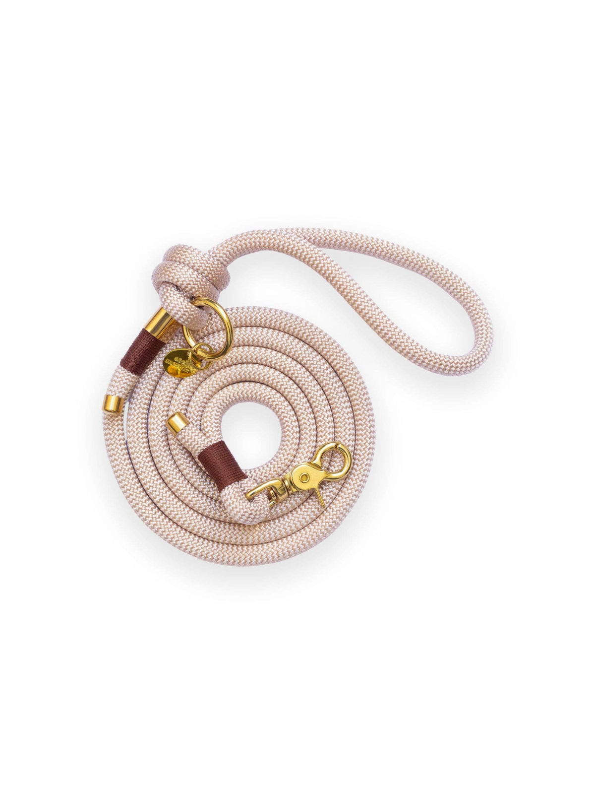 Moka Single Leash – Silver Hardware