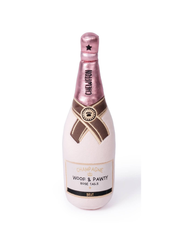 Pink Champagne Bottle Dog Toy