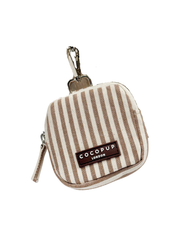 Crescent Treat Pouch – London Linen Stripe