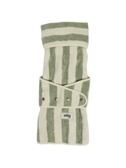 The Cosy Cloak Drying Robe – Matcha Stripe