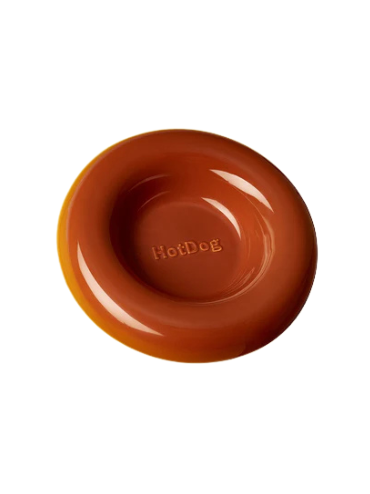 Ceramic Dog Bowl – Brown