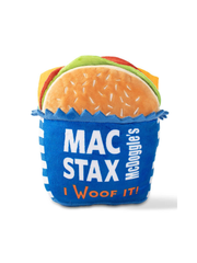 McDoggle's Mac Stax Burger – Squeaky Plush Dog Toy