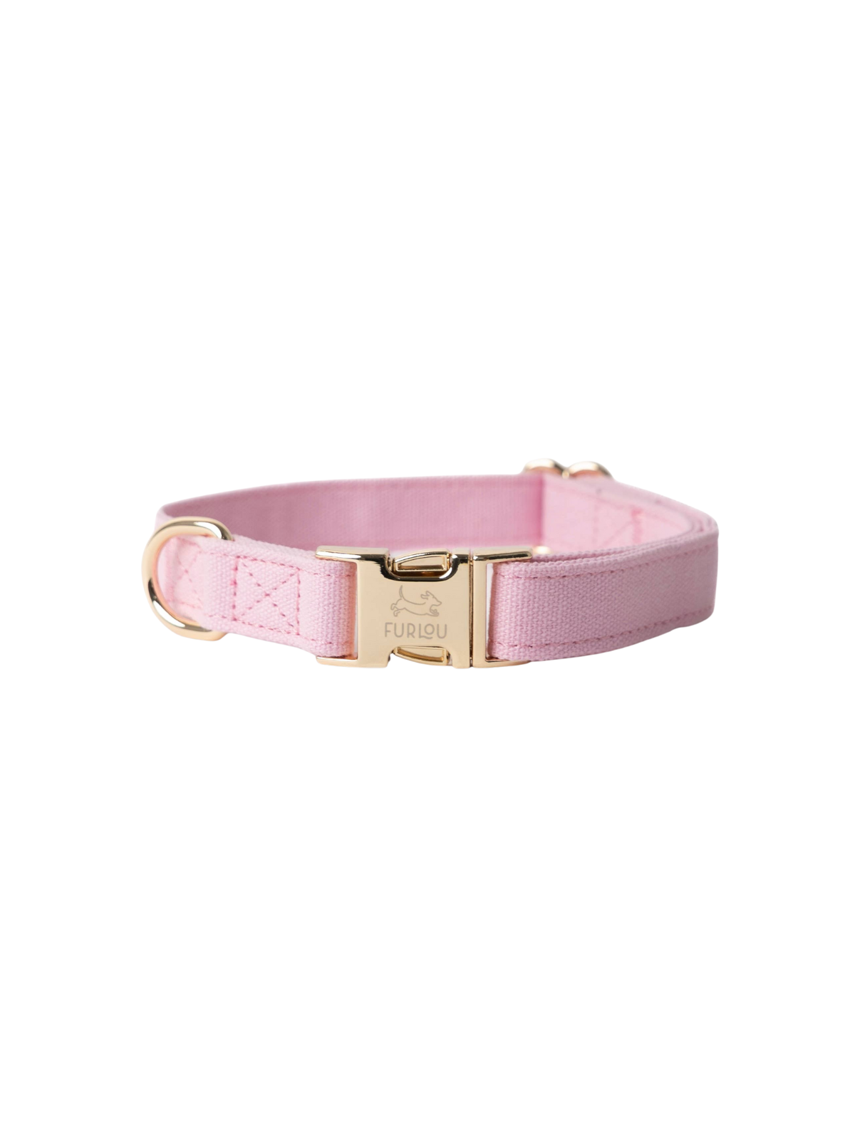 Canvas Dog Collar - Pink