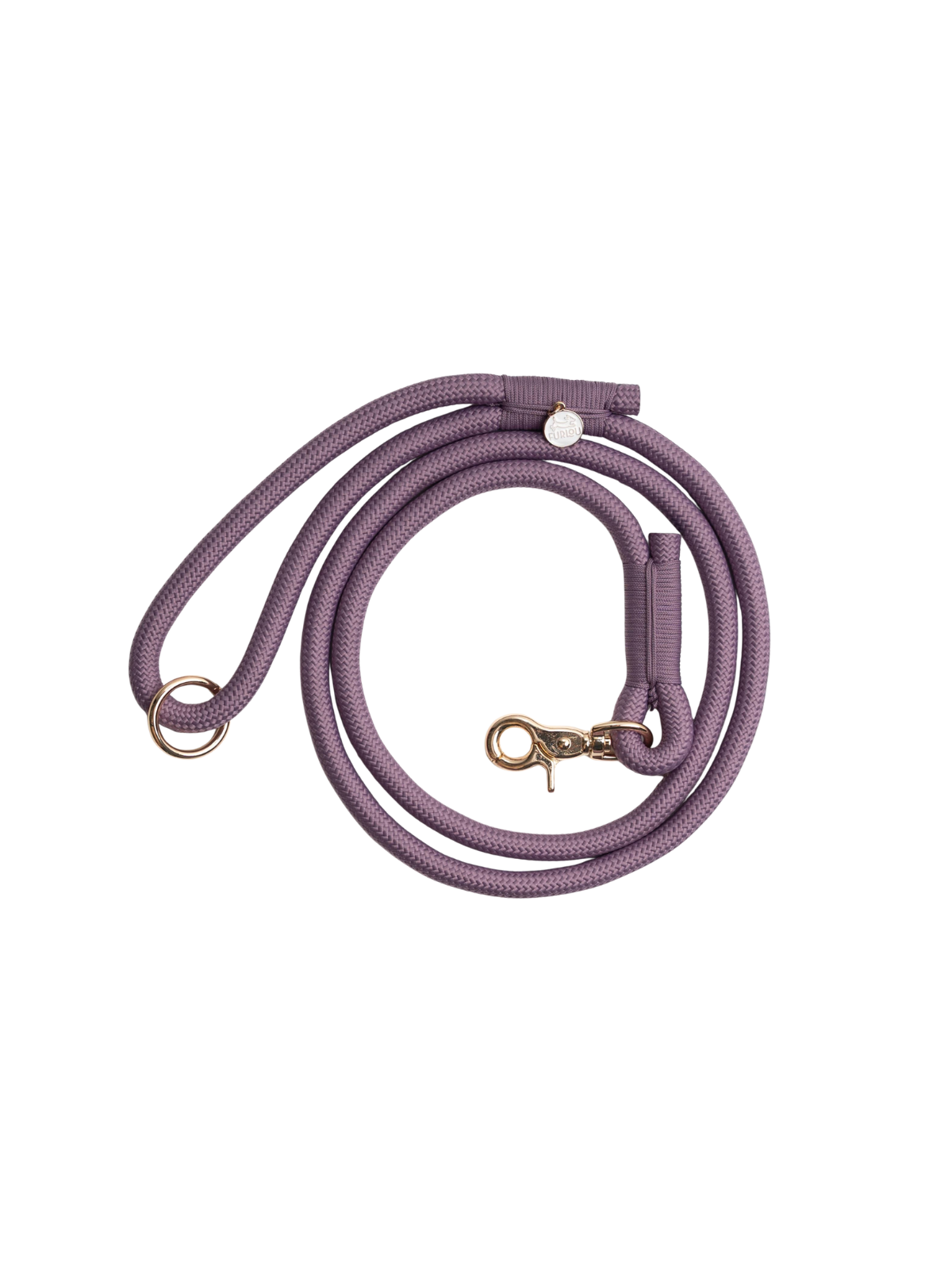 Braided Rope Leash – Lilac