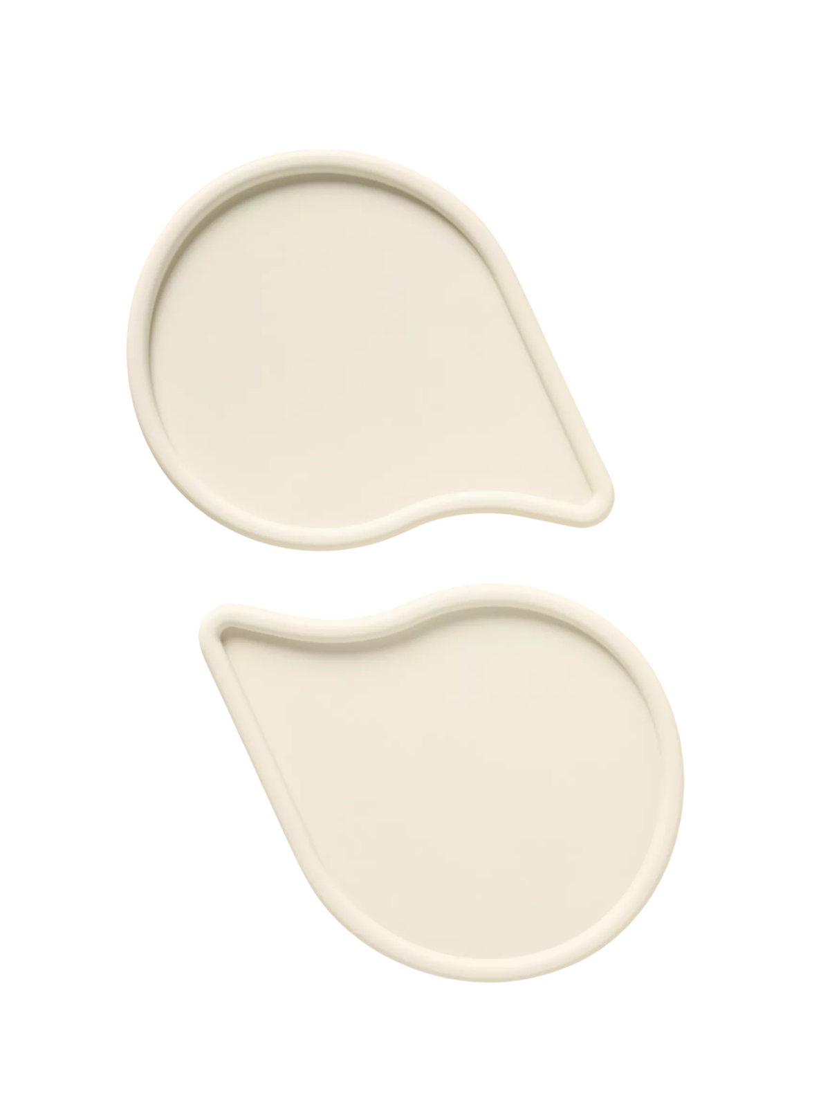 Drop Pet Food Bowl Mats – Sand (Set of 2)